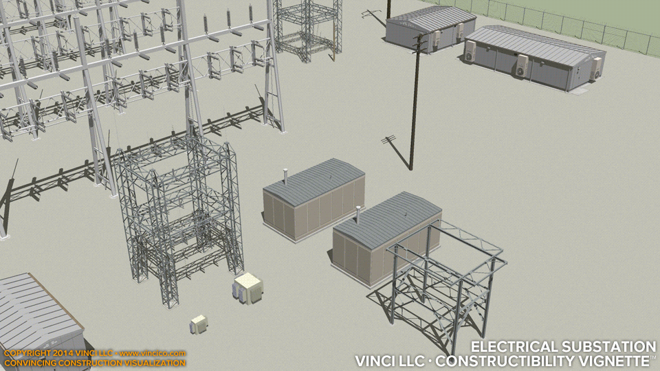 Electric Utility Substation